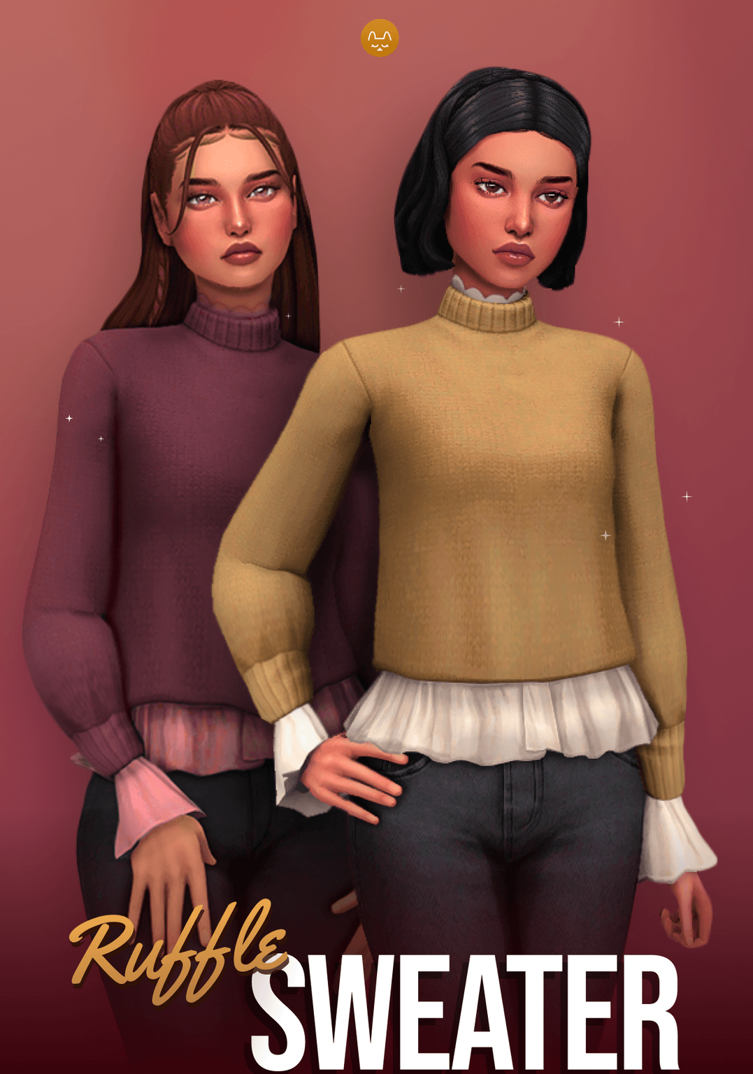 Скриншот мода Свитер Ruffle Sweater